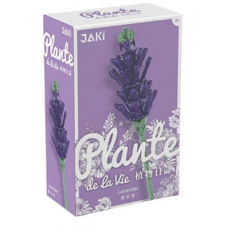 JAKI JK2630 2630 non  TẠP CHÍ THỰC VẬT HOA OẢI HƯƠNG bộ đồ chơi xếp lắp ráp ghép mô hình Creator LAVENDER Sáng Tạo