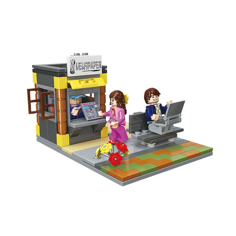 JIESTAR 20521 non  BÁO FITCH bộ đồ chơi xếp lắp ráp ghép mô hình City Thành Phố 181 khối