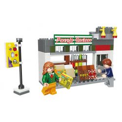 JIESTAR 20519 non  ỦY VIÊN CỦA PENNY bộ đồ chơi xếp lắp ráp ghép mô hình City Thành Phố 151 khối