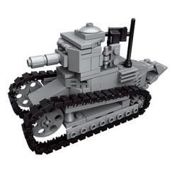 JIESTAR 23049 non  XE TĂNG HẠNG NHẸ RENAULT bộ đồ chơi xếp lắp ráp ghép mô hình Military Army LIGHT TANK Quân Sự Bộ Đội 228 khối