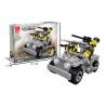 JIESTAR 23048 non  XE JEEP CỦA WILLY bộ đồ chơi xếp lắp ráp ghép mô hình Military Army VENETIAN JEEP Quân Sự Bộ Đội 172 khối