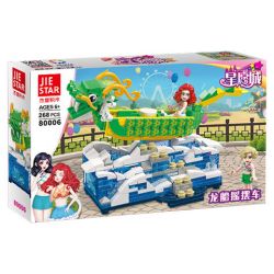 JIESTAR 80006 non  THÀNH PHỐ ƯỚC SAO THUYỀN RỒNG ĐU QUAY bộ đồ chơi xếp lắp ráp ghép mô hình Girl Con Gái 268 khối