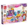 JIESTAR 20404 non  HOÀNG HẬU TELINA PHÒNG NGỦ CỦA NỮ bộ đồ chơi xếp lắp ráp ghép mô hình Girl Con Gái 326 khối