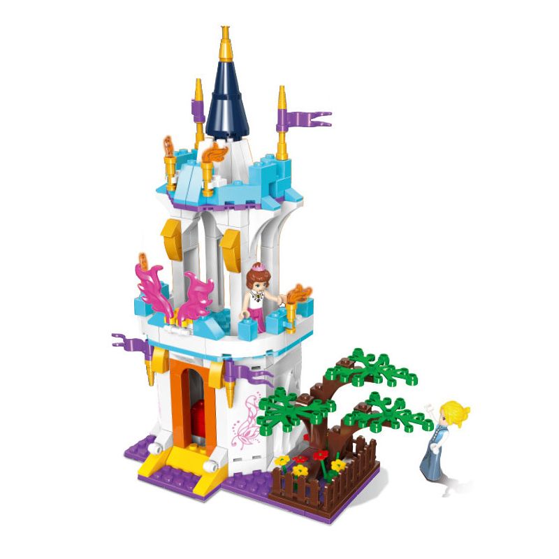 JIESTAR 20384 non  HOÀNG HẬU TELINA MỘT NGÀY VUI VẺ bộ đồ chơi xếp lắp ráp ghép mô hình Girl Con Gái 188 khối