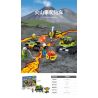 JIESTAR 20556 non  GIÀN KHOAN LEO NÚI LỬA bộ đồ chơi xếp lắp ráp ghép mô hình City VOLCANO CLIMBING Thành Phố 328 khối