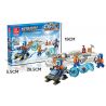 JIESTAR 20550 non  THÁM HIỂM TUYẾT bộ đồ chơi xếp lắp ráp ghép mô hình City SNOW ADVENTURE Thành Phố 156 khối