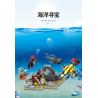 JIESTAR 20549 non  SĂN TÌM KHO BÁU ĐẠI DƯƠNG bộ đồ chơi xếp lắp ráp ghép mô hình City MARINE TREASURE Thành Phố 146 khối