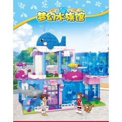 JIESTAR 20389 non  ORIENTAL KERR THỦY CUNG GIẢ TƯỞNG bộ đồ chơi xếp lắp ráp ghép mô hình Girl Con Gái 516 khối