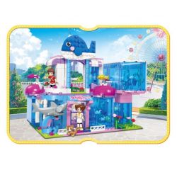 JIESTAR 20389 non  ORIENTAL KERR THỦY CUNG GIẢ TƯỞNG bộ đồ chơi xếp lắp ráp ghép mô hình Girl Con Gái 516 khối