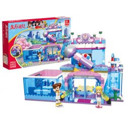 JIESTAR 20388 non  ĐÔNG PHƯƠNG KEER FANTASY KTV bộ đồ chơi xếp lắp ráp ghép mô hình Girl Con Gái 513 khối