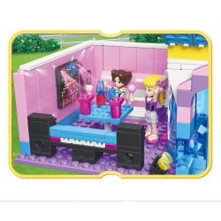 JIESTAR 20388 non  ĐÔNG PHƯƠNG KEER FANTASY KTV bộ đồ chơi xếp lắp ráp ghép mô hình Girl Con Gái 513 khối