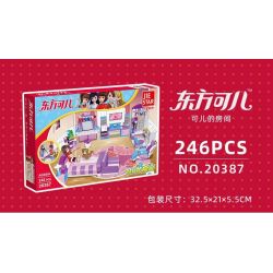 JIESTAR 20387 non  DONGFANG KE'ER PHÒNG CỦA bộ đồ chơi xếp lắp ráp ghép mô hình Girl Con Gái 336 khối