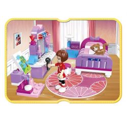 JIESTAR 20387 non  DONGFANG KE'ER PHÒNG CỦA bộ đồ chơi xếp lắp ráp ghép mô hình Girl Con Gái 336 khối