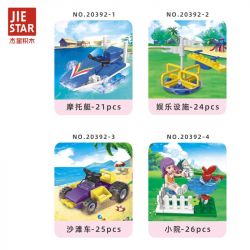 JIESTAR 20392 non  THIÊN THẦN TRONG MƠ bộ đồ chơi xếp lắp ráp ghép mô hình Girl Con Gái 336 khối