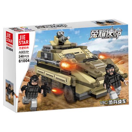 JIESTAR 61004 non  SỨ MỆNH VINH QUANG XE CHIẾN ĐẤU BỘ BINH VBCI bộ đồ chơi xếp lắp ráp ghép mô hình Military Army GLORY MISSION Quân Sự Bộ Đội 240 khối