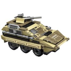 JIESTAR 61004 non  SỨ MỆNH VINH QUANG XE CHIẾN ĐẤU BỘ BINH VBCI bộ đồ chơi xếp lắp ráp ghép mô hình Military Army GLORY MISSION Quân Sự Bộ Đội 240 khối