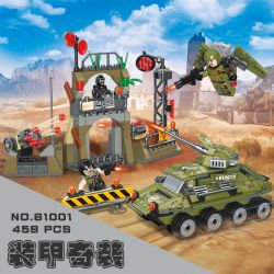JIESTAR 61001 non  NHIỆM VỤ VINH QUANG TẤN CÔNG BỌC THÉP bộ đồ chơi xếp lắp ráp ghép mô hình Military Army GLORY MISSION Quân Sự Bộ Đội 459 khối