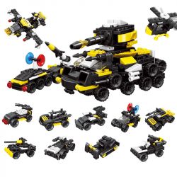 JIESTAR 20075 non  SWAT FLYING TIGERS VANGUARD OF WAR ASSAULT ARMORED TANKS 12 MẪU bộ đồ chơi xếp lắp ráp ghép mô hình 305 khối