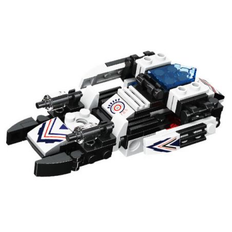 JIESTAR 20074 non  SWAT FLYING TIGERS MECHA GOD OF WAR 8 MÔ HÌNH bộ đồ chơi xếp lắp ráp ghép mô hình 642 khối