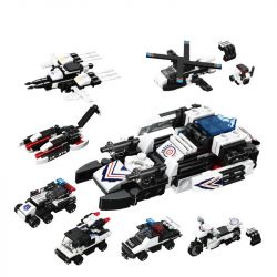 JIESTAR 20074 non  SWAT FLYING TIGERS MECHA GOD OF WAR 8 MÔ HÌNH bộ đồ chơi xếp lắp ráp ghép mô hình 642 khối