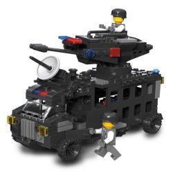 JIESTAR 20038 non  SWAT FLYING TIGERS 12 MẪU bộ đồ chơi xếp lắp ráp ghép mô hình City Thành Phố 390 khối