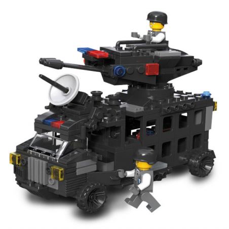 JIESTAR 20038 non  SWAT FLYING TIGERS 12 MẪU bộ đồ chơi xếp lắp ráp ghép mô hình City Thành Phố 390 khối