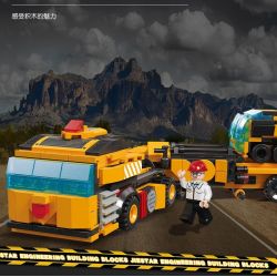 JIESTAR 51009 non  MÔ HÌNH DỰ ÁN GIẤC MƠ THÀNH PHỐ TOÀN CẦU 8 bộ đồ chơi xếp lắp ráp ghép mô hình City 658 khối