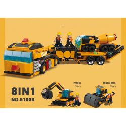 JIESTAR 51009 non  MÔ HÌNH DỰ ÁN GIẤC MƠ THÀNH PHỐ TOÀN CẦU 8 bộ đồ chơi xếp lắp ráp ghép mô hình City 658 khối