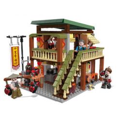 JIESTAR 89004 non  TRUNG QUỐC THỊNH VƯỢNG NHÀ MÁY RƯỢU SHILI bộ đồ chơi xếp lắp ráp ghép mô hình Historical 730 khối