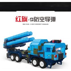 JIESTAR 61025 non  NHIỆM VỤ VINH QUANG TÊN LỬA PHÒNG KHÔNG HONGQI 9 bộ đồ chơi xếp lắp ráp ghép mô hình Movie & Game Phim Và Trò Chơi 569 khối