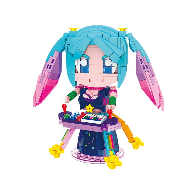 JIESTAR 87306-2 non  LIÊN MINH BIG HEAD NỮ THẦN TRÒ CHƠI ĐIỆN TỬ SINA bộ đồ chơi xếp lắp ráp ghép mô hình Movie & Game Phim Và Trò Chơi 324 khối