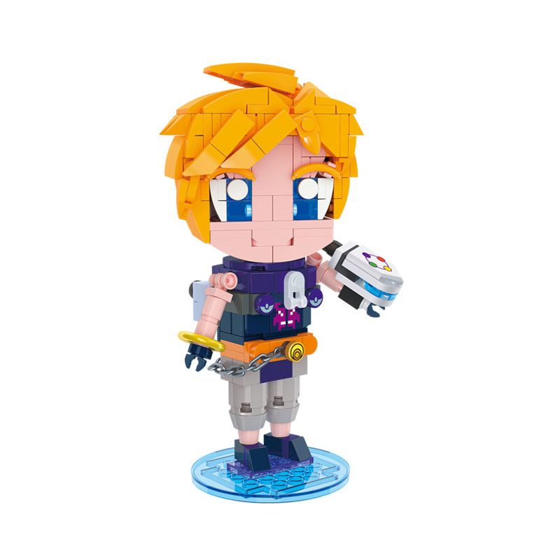 JIESTAR 87304-2 non  LIÊN MINH BIG HEAD TRÒ CHƠI ĐIỆN TỬ BRAVE EZ bộ đồ chơi xếp lắp ráp ghép mô hình Movie & Game Phim Và Trò Chơi 269 khối