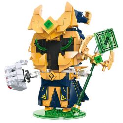 JIESTAR 87301-2 non  LIÊN MINH ĐẦU LỚN BOSS CUỐI CÙNG VEIGAR bộ đồ chơi xếp lắp ráp ghép mô hình Movie & Game Phim Và Trò Chơi 271 khối