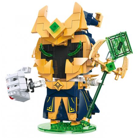 JIESTAR 87301-2 non  LIÊN MINH ĐẦU LỚN BOSS CUỐI CÙNG VEIGAR bộ đồ chơi xếp lắp ráp ghép mô hình Movie & Game Phim Và Trò Chơi 271 khối