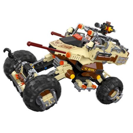 JIESTAR 67005 non  BÌNH MINH BẤT TẬN NHỮNG KẺ ĐỘT KÍCH LINH DƯƠNG ĐẦU BÒ bộ đồ chơi xếp lắp ráp ghép mô hình 633 khối