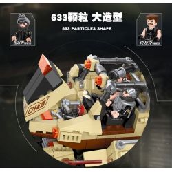 JIESTAR 67005 non  BÌNH MINH BẤT TẬN NHỮNG KẺ ĐỘT KÍCH LINH DƯƠNG ĐẦU BÒ bộ đồ chơi xếp lắp ráp ghép mô hình 633 khối