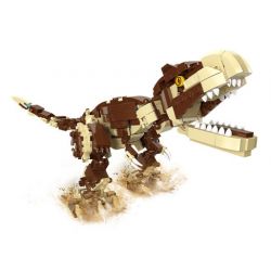 JIESTAR 87010 non  THẾ GIỚI KHỦNG LONG GACHA 12 LOẠI bộ đồ chơi xếp lắp ráp ghép mô hình Creator Sáng Tạo