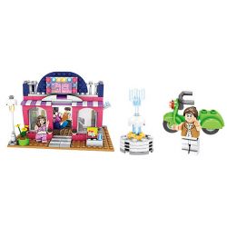 JIESTAR 20312 non  CỬA HÀNG HÌNH ẢNH LÀM TÓC bộ đồ chơi xếp lắp ráp ghép mô hình City Thành Phố