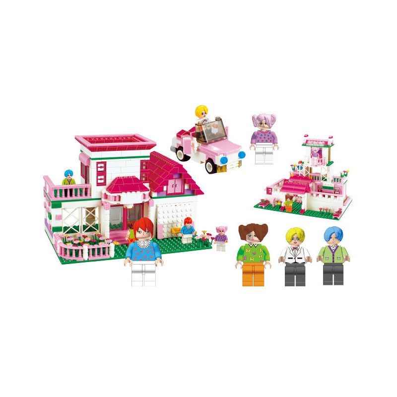 JIESTAR 20301 non  CÔ GÁI YAJU bộ đồ chơi xếp lắp ráp ghép mô hình Girl Con Gái