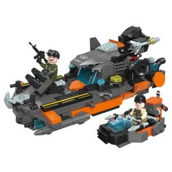 JIESTAR 61024 non  SỨ MỆNH VINH QUANG CHIẾN HẠM PHÒNG KHÔNG 6 MẪU bộ đồ chơi xếp lắp ráp ghép mô hình Military Army AIR DEFENSE BATTLESHIP Quân Sự Bộ Đội