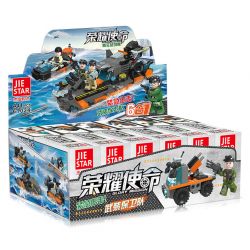 JIESTAR 61024 non  SỨ MỆNH VINH QUANG CHIẾN HẠM PHÒNG KHÔNG 6 MẪU bộ đồ chơi xếp lắp ráp ghép mô hình Military Army AIR DEFENSE BATTLESHIP Quân Sự Bộ Đội