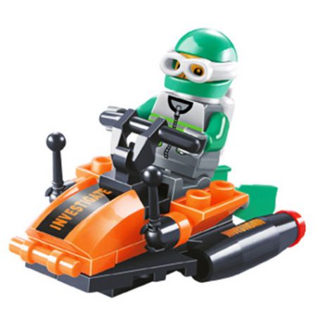 JIESTAR 24004 non  QUAN SÁT ĐÁY BIỂN bộ đồ chơi xếp lắp ráp ghép mô hình City Thành Phố 34 khối