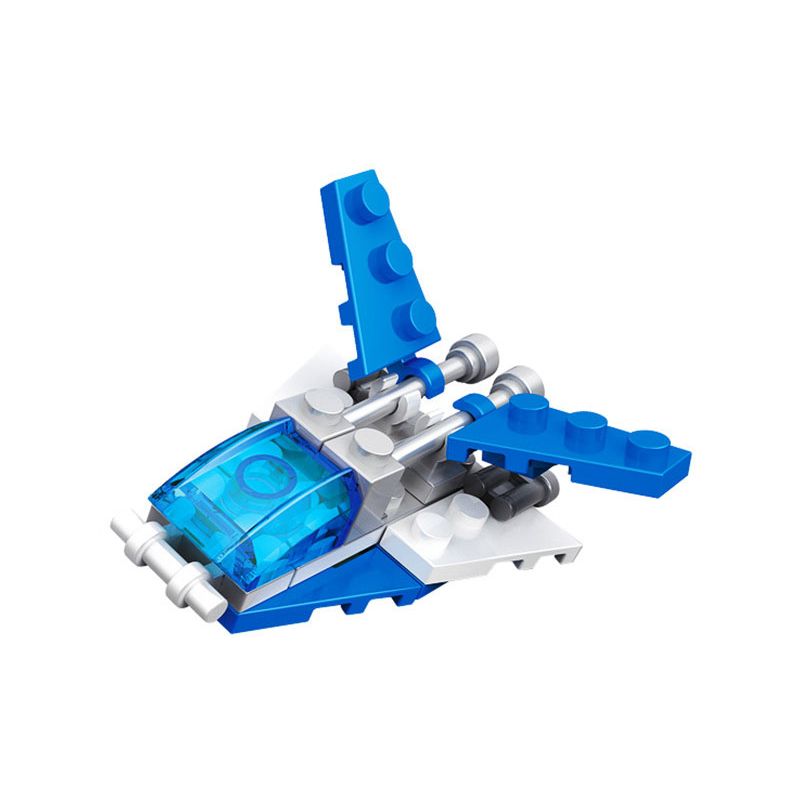 JIESTAR 26002 non  TÀU TRINH SÁT ẨN bộ đồ chơi xếp lắp ráp ghép mô hình 18 khối