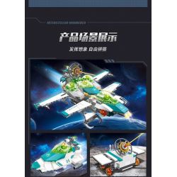 JIESTAR 58011 non  THIÊN HÀ TRONG MƠ KẺ LANG THANG GIỮA CÁC VÌ SAO 6 TỔ HỢP bộ đồ chơi xếp lắp ráp ghép mô hình 653 khối