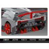 JIESTAR 92007 non  XE THỂ THAO LAMBORGHINI VENENO tỷ lệ 1:14 bộ đồ chơi xếp lắp ráp ghép mô hình Creator VENENE Sáng Tạo 1434 khối