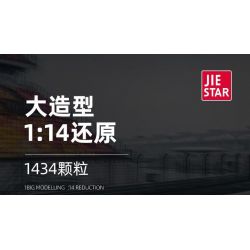 JIESTAR 92007 non  XE THỂ THAO LAMBORGHINI VENENO tỷ lệ 1:14 bộ đồ chơi xếp lắp ráp ghép mô hình Creator VENENE Sáng Tạo 1434 khối