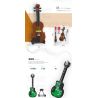JIESTAR 87501 non  ĐÀN GUITAR ĐIỆN bộ đồ chơi xếp lắp ráp ghép mô hình Creator Sáng Tạo 215 khối