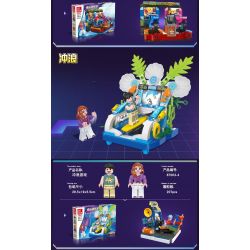 JIESTAR 87003 non  CÂU LẠC BỘ TRÒ CHƠI ĐIỆN TỬ 4 LOẠI bộ đồ chơi xếp lắp ráp ghép mô hình City Thành Phố 771 khối