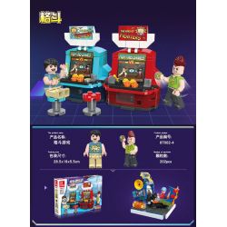 JIESTAR 87002 non  CÂU LẠC BỘ TRÒ CHƠI ĐIỆN TỬ 4 LOẠI bộ đồ chơi xếp lắp ráp ghép mô hình City Thành Phố 764 khối