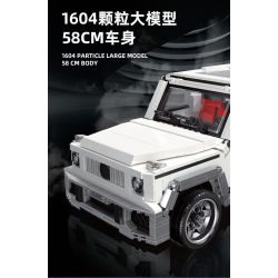 JIESTAR 92021 non  XE ĐỊA HÌNH G63 tỷ lệ 1:14 bộ đồ chơi xếp lắp ráp ghép mô hình Creator Sáng Tạo 1604 khối